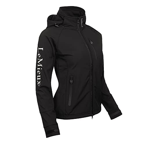 LeMieux Elite Damen Softshell-Jacke, Schwarz, Größe 42 von LeMieux