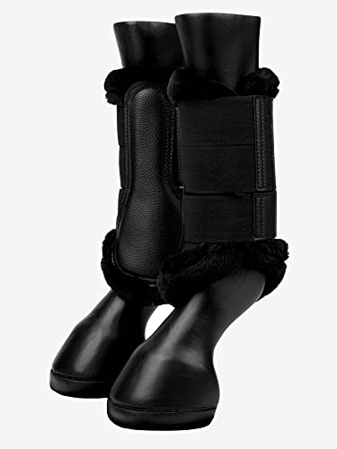 LeMieux Fleece Egde Mesh Brushing Boots Black/Black, Größe:M LeMieux Fleece Egde Mesh Brushing Boots Black/Black, Größe:M von LeMieux
