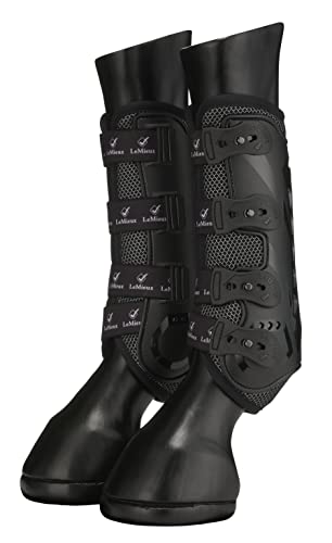 LeMieux Gamaschen Ultramesh Snug Boots Hinterbeine - Schwarz - M von LeMieux