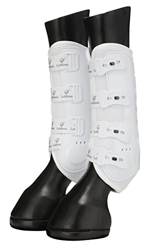 LeMieux Gamaschen Ultramesh Snug Boots Vorderbeine - Weiß - L von LeMieux