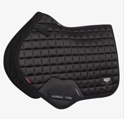 LeMieux Loire Classic Satin Close Contact Square Black Sattelauflage, Schwarz, Large LeMieux Loire Classic Satin Close Contact Square Black Sattelauflage, Schwarz, Large von LeMieux