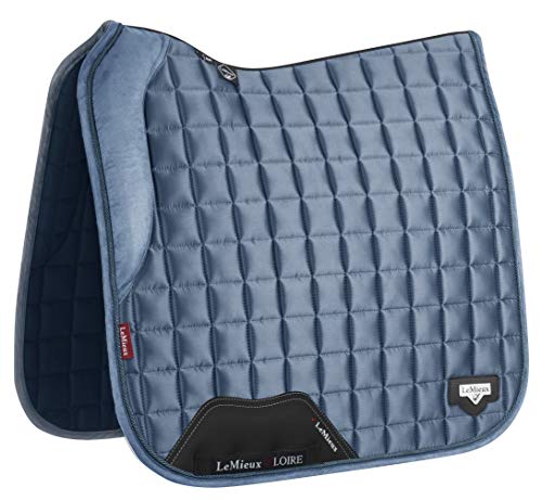 LeMieux Satin Dressage Schabracke, Ice Blue Loire Memory Square, L LeMieux Satin Dressage Schabracke, Ice Blue Loire Memory Square, L von LeMieux