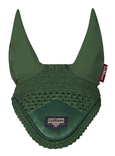 LeMieux Loire Satin Fly Hood Hunter Green Fliegenhaube, M LeMieux Loire Satin Fly Hood Hunter Green Fliegenhaube, M von LeMieux