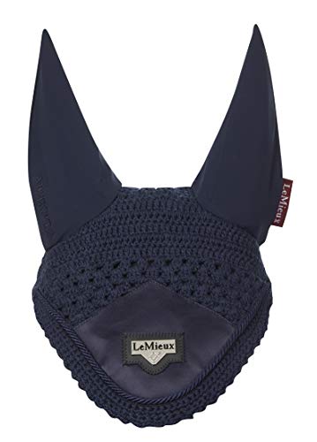 LeMieux Loire Satin Fly Hood Navy Mit Kapuze, L von LeMieux