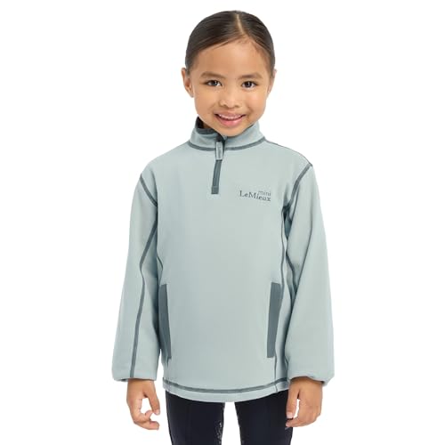 LeMieux Mini Mari Reißverschluss für Kinder Fleecejacke - Gletscher von LeMieux