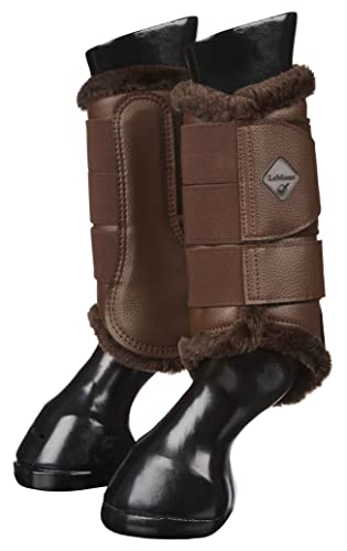 LeMieux Pro Sport Fleece Lined Brushing Boots Large Brown von LeMieux