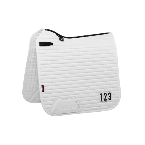 LeMieux ProSport Cotton Dressage Competition Square Dressurschabracke, weiß, L LeMieux ProSport Cotton Dressage Competition Square Dressurschabracke, weiß, L von LeMieux