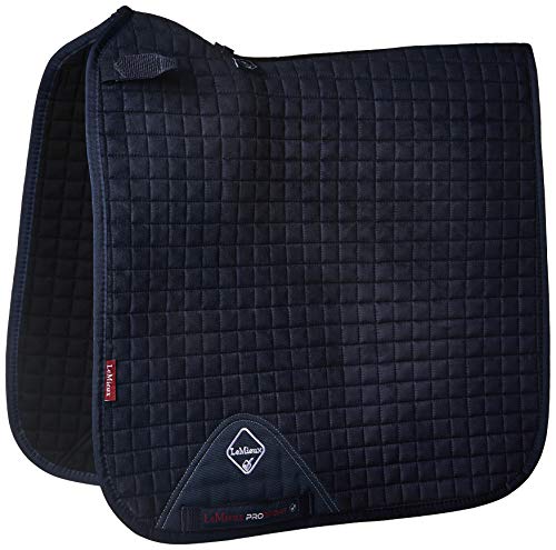 LeMieux Prosport Suede Square Dressur-Schabracke, Marineblaues Wildleder, quadratisch, L LeMieux Prosport Suede Square Dressur-Schabracke, Marineblaues Wildleder, quadratisch, L von LeMieux