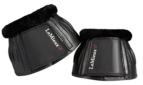 LeMieux Gummiglocke mit Fleece-Paar Hufglocken, Schwarz, L LeMieux Gummiglocke mit Fleece-Paar Hufglocken, Schwarz, L von LeMieux