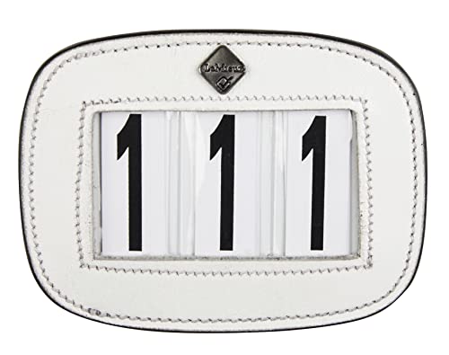 LeMieux Saddle Number Holder Square White Plain Nummernhalter für Wettbewerbe, weiß, Einheitsgröße LeMieux Saddle Number Holder Square White Plain Nummernhalter für Wettbewerbe, weiß, Einheitsgröße von LeMieux