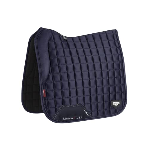 LeMieux Satin Dressage Schabracke, Navy Loire Memory Square, L von LeMieux