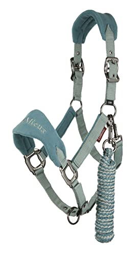 LeMieux Vogue Fleece-Halfter – Halfter & Führstrick Sage X-Full LeMieux Vogue Fleece-Halfter – Halfter & Führstrick Sage X-Full von LeMieux