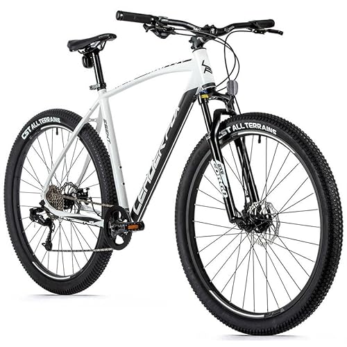 29 Zoll Leaderfox Esent MTB Mountainbike 8 Gang Fahrrad Disc Weiss Rh41 cm von Leaderfox