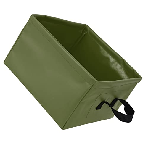 Leapiture 13L kompakter Design-Eimer, kompakte Waschwanne, vielseitiges kompaktes Design-Becken, Campingbedarf, Eimer, tragbares Wäschebecken für Reisen, Wandern (13L) von Leapiture