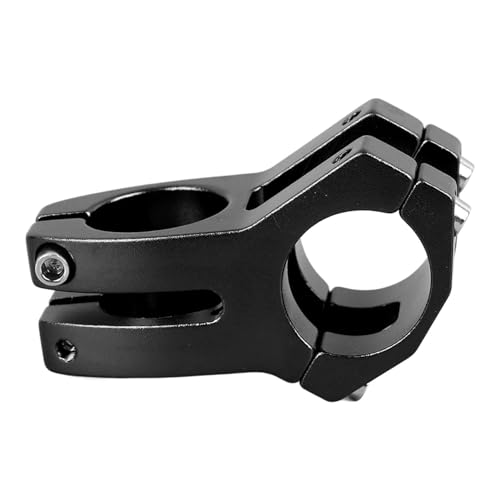 Leapiture 31,8 mm Fahrradvorbau Mountainbike-Vorbau Kurzer Lenkervorbau Aluminiumlegierung Schwarzer Fahrradvorbau Leichte Haltbarkeit für die meisten Fahrräder Rennräder (Black) von Leapiture