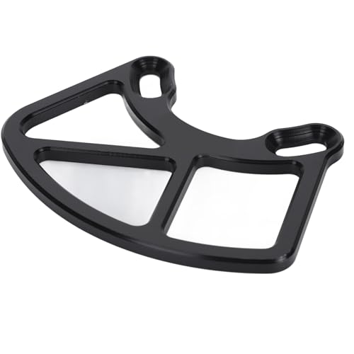 Leapiture Aluminiumlegierung Bash Guard Fahrrad Bash Guard Fahrradkettenschutz Zahnkapazität Leicht für Kettenblätter Mountainbike (Schwarz) von Leapiture