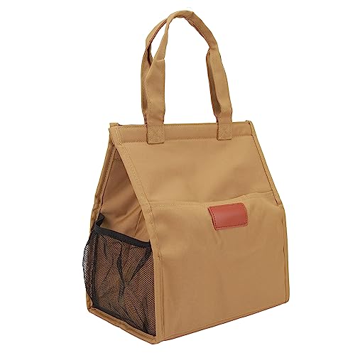 Leapiture Lunch-Isoliertasche, leichte Lebensmittelbox, Kühltasche, Outdoor-Lunch-Kühltasche, auslaufsichere, isolierte Lunch-Tasche für Büroreisende, Arbeit, Wandern (Khaki) von Leapiture