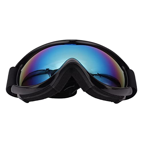 Leapiture Schneebrille Skischutzbrille Erwachsene Skibrille Sphärische Doppelschicht Antibeschlag Snowboardbrille Winddichte Brille zum Klettern(Gold) von Leapiture