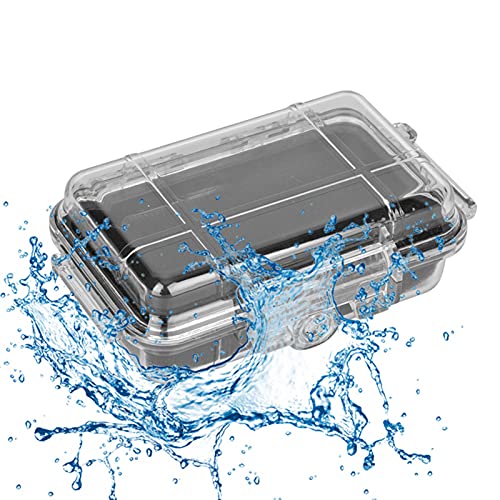 Wasserdichte Kunststoffbox, Feuchtigkeitsverschlussbox für den Außenbereich Stoßfeste wasserdichte Aufbewahrungsbox Behälter für elektronische Schutzausrüstung Wasserdichte Trockenbox (klein) von Leapiture