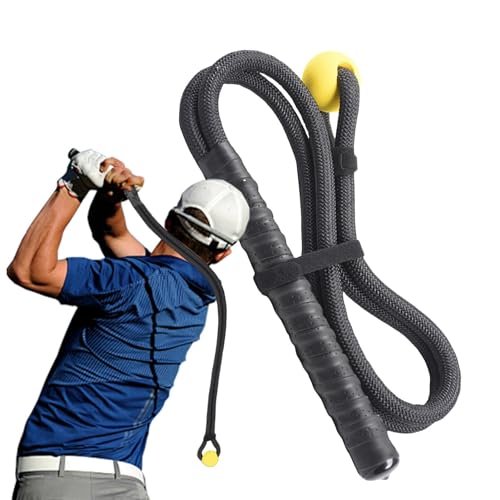 LearnLyrics Golf-Schwingseiltrainer – ergonomischer Swing-Trainer, Swing-Trainingsausrüstung | Golf-Schwingseil Aufwärmausrüstung von LearnLyrics