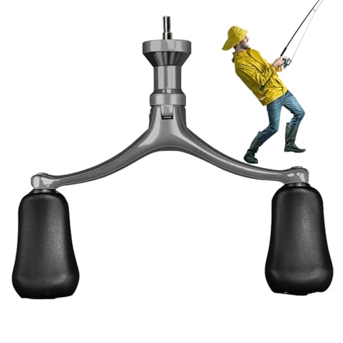 LearnLyrics Kurbelarm für Angelrolle, Angelrollenrolle, ergonomischer Kurbelgriff, bequemer Schraubknopf, Ersatzgriffteile LearnLyrics Kurbelarm für Angelrolle, Angelrollenrolle, ergonomischer Kurbelgriff, bequemer Schraubknopf, Ersatzgriffteile von LearnLyrics