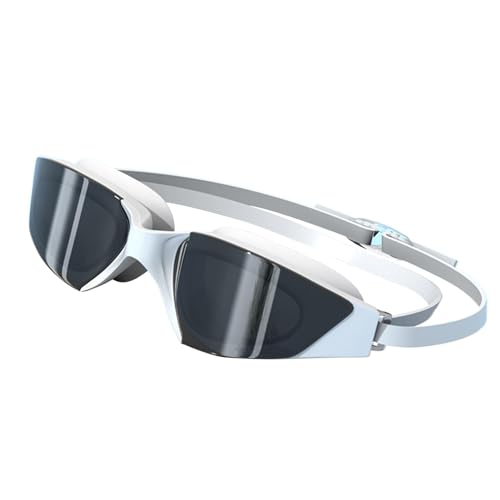 LearnLyrics Schwimmbrille für Erwachsene, Männer, Frauen, Schwimmbrille mit UV-Schutz, wasserdicht, Clear Vision – Schwimmbrille mit UV-Schutz, verstellbar von LearnLyrics