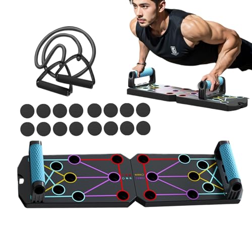 Premium Liegestützbrett Set I Verbessertes Konzept I Liegestützgriffe Homeworkout I 9 in 1 Push Up Bar, Faltbares Multifunktions Elite Rack Fitness-Board für Ganzkörper-Training & Effektive Liegestütz Premium Liegestützbrett Set I Verbessertes Konzept I Liegestützgriffe Homeworkout I 9 in 1 Push Up Bar, Faltbares Multifunktions Elite Rack Fitness-Board für Ganzkörper-Training & Effektive Liegestütz von LearnLyrics