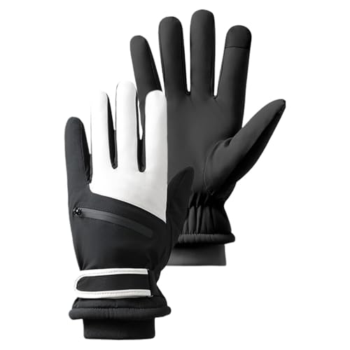 Thermo-Winter-Skihandschuhe,Touchscreen-Winterhandschuhe, Thermo-Winter-Skihandschuhe - Touchscreen-Fäustlinge Für Kaltes Wetter,Bequeme Winter-Motorradhandschuhe Zum Skifahren, Wandern, Sport, Rodeln von LearnLyrics