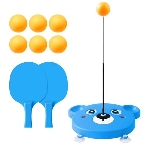 Tischtennis Trainer Set Zum Aufhängen Für Den Innenbereich, Hängende Tischtennisset Spiele Mit Klebehaken, Kreatives Hänge Pong Ball Set, Indoor Tischtennistrainer Selbsttrainings von LearnLyrics