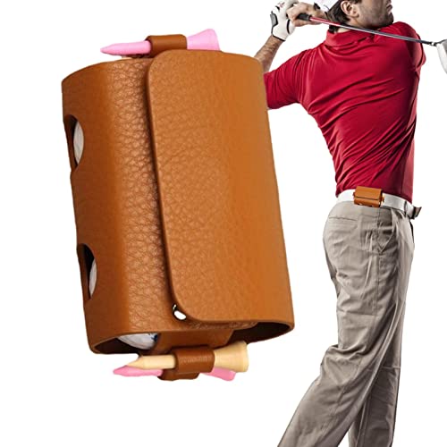 Tragbare Golf-Aufbewahrung: Damen-Golftasche, Damen-Golftasche, tragbarer Golf-Organizer, Golfball-Tragetasche, Damen-Golf-Organizer für 2 Bälle und 4 Golf-Tees von LearnLyrics
