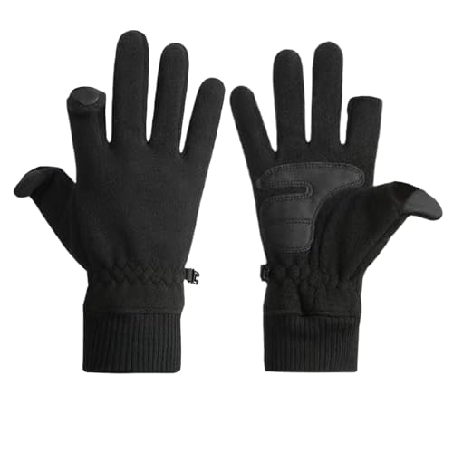 Warme Handschuhe Für Kaltes Wetter – Fahrradhandschuhe, Winddichte Handschuhe | Vielseitiger Fäustling Für Kaltes Wetter Für Familie Und Freunde, Eng Anliegende, Rutschfeste Unisex-Winter-Skihandschuh von LearnLyrics