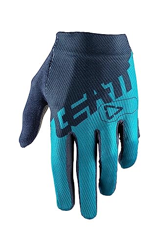 Leatt DBX 1.0 Fahrradhandschuhe, Ultraleicht, mit gepolsterter Handfläche, ideal für Mountainbike-Fans, DBX 1.0, Marineblau, Größe XL von Leatt