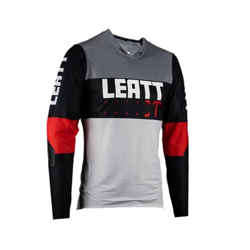 Leatt Herren Mtb Gravity 4.0 Technical Sport Jersey, Titanium, 3XL EU von Leatt