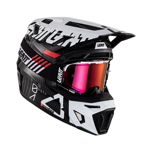 Lightweight 9.5 Carbon Motocross Helmet with Motorcycle Mask von Leatt