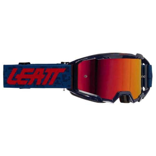 Leatt Unisex-Adult SCHUTZBRILLE Vizion 3.5 IRIZ 45 VLT BLAU ROT X, Blue, ONE Size von Leatt