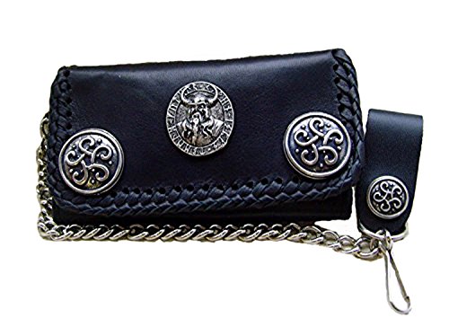 Biker Leder Geldbörse Wallet Odin Amulette Leder Farbe Schwarz Biker Leder Geldbörse Wallet Odin Amulette Leder Farbe Schwarz von Lederecke Konstanz