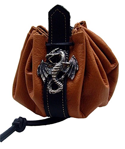 Lederbeutel Dukatenbeutel Geldkatze Farbe beige-schwarz Drachen Lederbeutel Dukatenbeutel Geldkatze Farbe beige-schwarz Drachen von Lederecke Konstanz