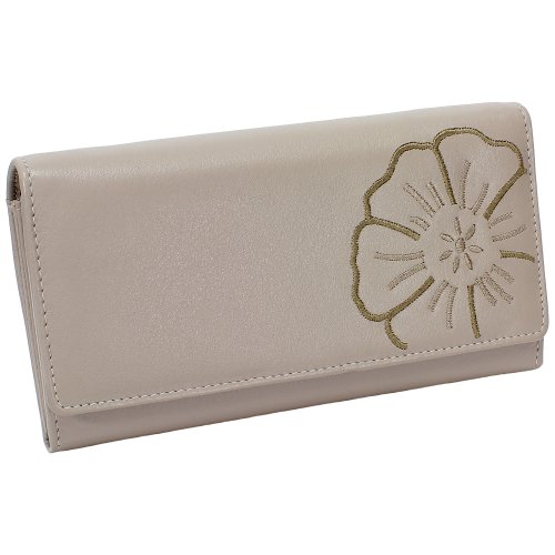 Branco Damen Leder Geldbörse Taupe Branco Damen Leder Geldbörse Taupe von Ledershop24