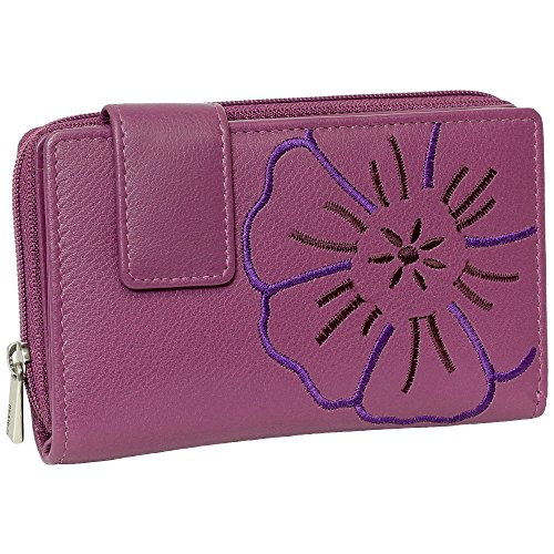 Branco Leder Geldbörse Portemonnaie Damenbörse Damen Lang Geldbeutel Berry Branco Leder Geldbörse Portemonnaie Damenbörse Damen Lang Geldbeutel Berry von Ledershop24