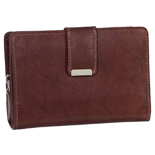 Ledershop24 RFID Damen Leder Geldbörse Damen Portemonnaie Damen Geldbeutel - Farbe Braun - Geschenkset + exklusiven Schlüsselanhänger Ledershop24 RFID Damen Leder Geldbörse Damen Portemonnaie Damen Geldbeutel - Farbe Braun - Geschenkset + exklusiven Schlüsselanhänger von Ledershop24