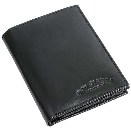 Geldbörse Portemonnaie Geldbeutel echt Leder schwarz Hochformat Neu Geldbörse Portemonnaie Geldbeutel echt Leder schwarz Hochformat Neu von Ledershop24