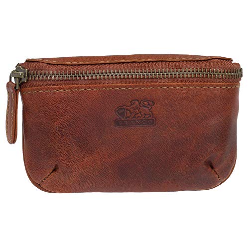 Kleine Luxus Leder Herren Gürteltasche Bikertasche Damen Bauchtasche Hüfttasche Geldgürtel Branco 13,5 cm Farbe Cognac Kleine Luxus Leder Herren Gürteltasche Bikertasche Damen Bauchtasche Hüfttasche Geldgürtel Branco 13,5 cm Farbe Cognac von Ledershop24