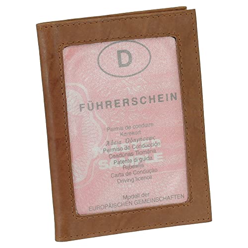Leder Ausweisetui Ausweishülle Kreditkartenetui Ausweismappe Kartenetui KFZ Mappe Etui Farbe Natur Leder Ausweisetui Ausweishülle Kreditkartenetui Ausweismappe Kartenetui KFZ Mappe Etui Farbe Natur von Ledershop24