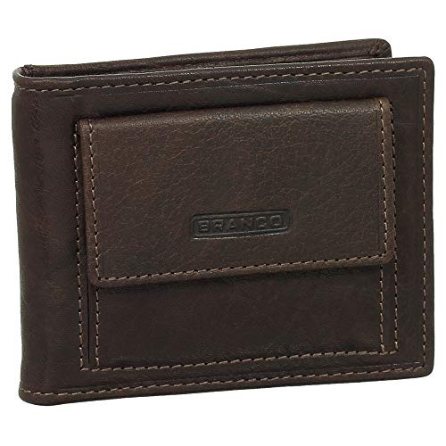 Leder Dollarclip Geldbörse mit Münzfach Geldbeutel Portemonnaie Farbe Braun Leder Dollarclip Geldbörse mit Münzfach Geldbeutel Portemonnaie Farbe Braun von Ledershop24