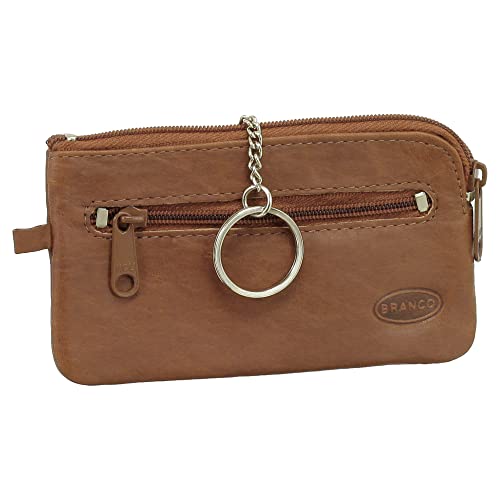 Leder Schlüsseletui Schlüsseltasche Schlüsselmappe Schlüsselbeutel mit Reißverschlussfach Farbe Natur Leder Schlüsseletui Schlüsseltasche Schlüsselmappe Schlüsselbeutel mit Reißverschlussfach Farbe Natur von Ledershop24