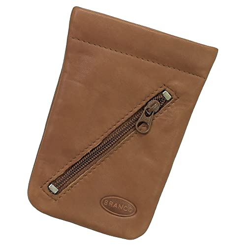 Leder Schlüsselglocke Schlüsseletui Schlüsseltasche Schlüsselmappe Schlüsselbeutel mit Reißverschlussfach Farbe Natur Leder Schlüsselglocke Schlüsseletui Schlüsseltasche Schlüsselmappe Schlüsselbeutel mit Reißverschlussfach Farbe Natur von Ledershop24