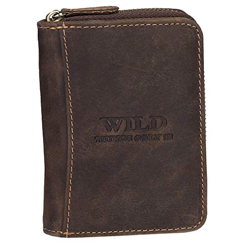 Ledershop24 Geschenkset - Reißverschuss Herren Damen Geldbörse Kleingeldbörse Minibörse Geldbeutel Münzbörse 5511 Rindsleder 9,5 cm Farbe Braun Ledershop24 Geschenkset - Reißverschuss Herren Damen Geldbörse Kleingeldbörse Minibörse Geldbeutel Münzbörse 5511 Rindsleder 9,5 cm Farbe Braun von Ledershop24