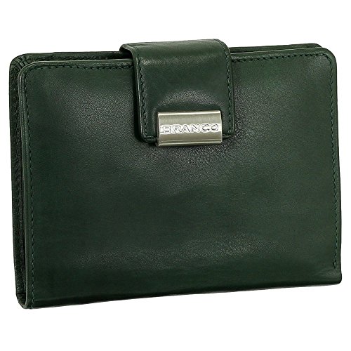 Leder Damen Geldbörse Portemonnaie Geldbeutel XXL mit Druckknopf 10 cm Farbe Grün Leder Damen Geldbörse Portemonnaie Geldbeutel XXL mit Druckknopf 10 cm Farbe Grün von Ledershop24