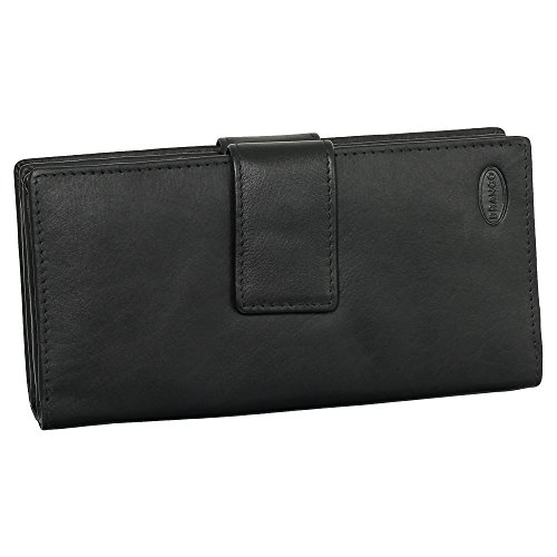 Luxus Leder Damen Geldbörse Portemonnaie Geldbeutel XXXL mit Reißverschluss 18,5 cm Farbe Schwarz Luxus Leder Damen Geldbörse Portemonnaie Geldbeutel XXXL mit Reißverschluss 18,5 cm Farbe Schwarz von Ledershop24