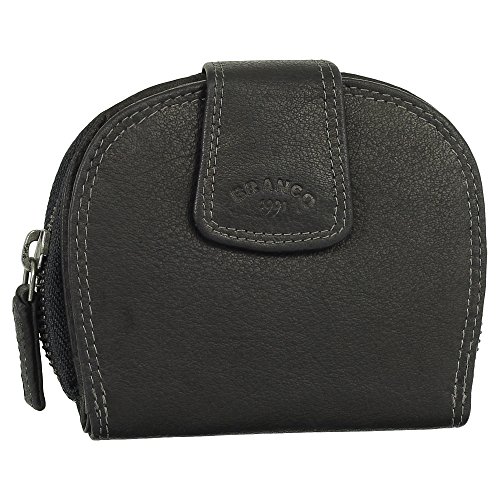 Luxus Leder Damen Geldbörse Portemonnaie Geldbeutel mit Reißverschluss 11,5 cm 70537 Farbe Schwarz Luxus Leder Damen Geldbörse Portemonnaie Geldbeutel mit Reißverschluss 11,5 cm 70537 Farbe Schwarz von Ledershop24